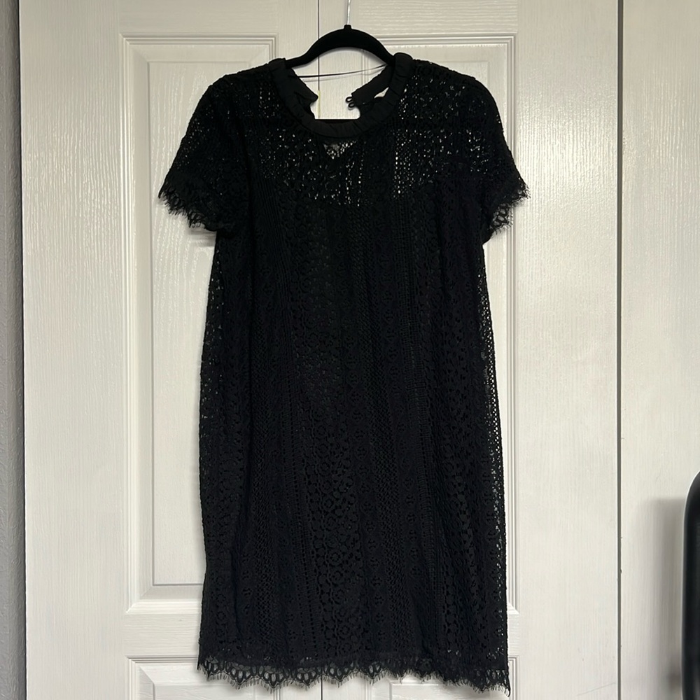 Like new! LC by Lauren Conrad Black Lacy dress 👗